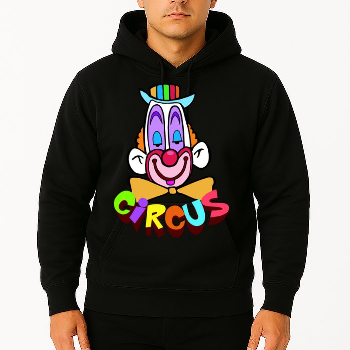 Clown Circus Face Funny Retro Hoodie