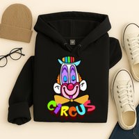 Clown Circus Face Funny Retro Hoodie