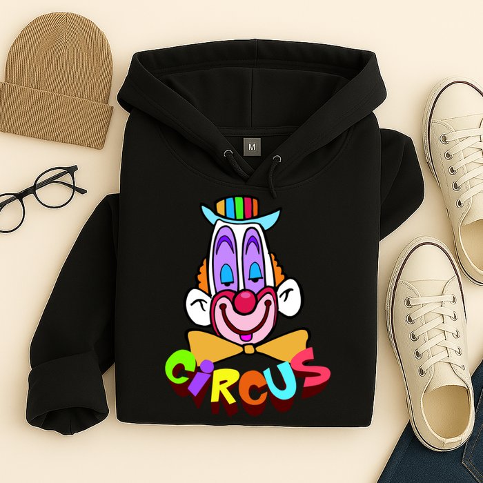 Clown Circus Face Funny Retro Hoodie