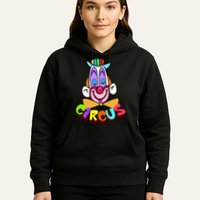 Clown Circus Face Funny Retro Hoodie