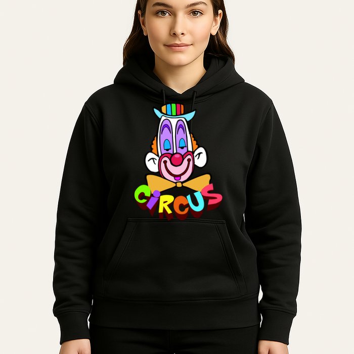 Clown Circus Face Funny Retro Hoodie