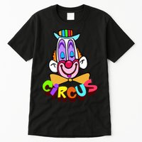 Clown Circus Face Funny Retro Tall T-Shirt