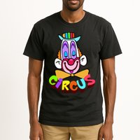 Clown Circus Face Funny Retro Tall T-Shirt