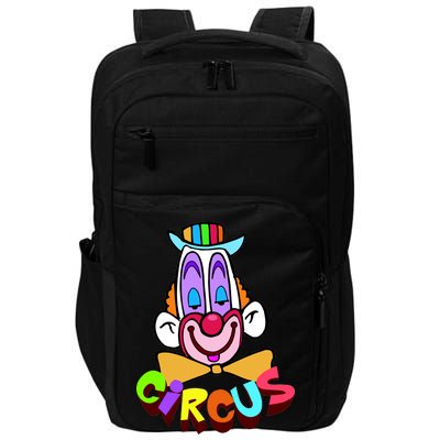 Clown Circus Face Funny Retro Impact Tech Backpack