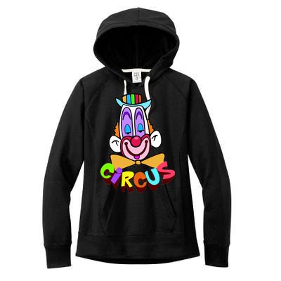 Clown Circus Face Funny Retro Women's Fleece Hoodie