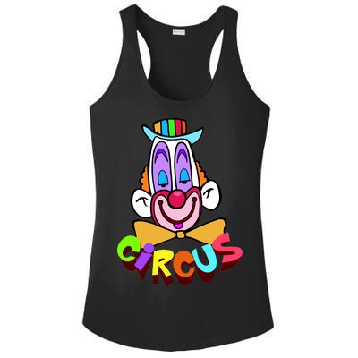 Clown Circus Face Funny Retro Ladies PosiCharge Competitor Racerback Tank