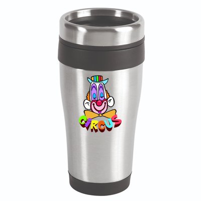 Clown Circus Face Funny Retro 16oz Travel Tumbler