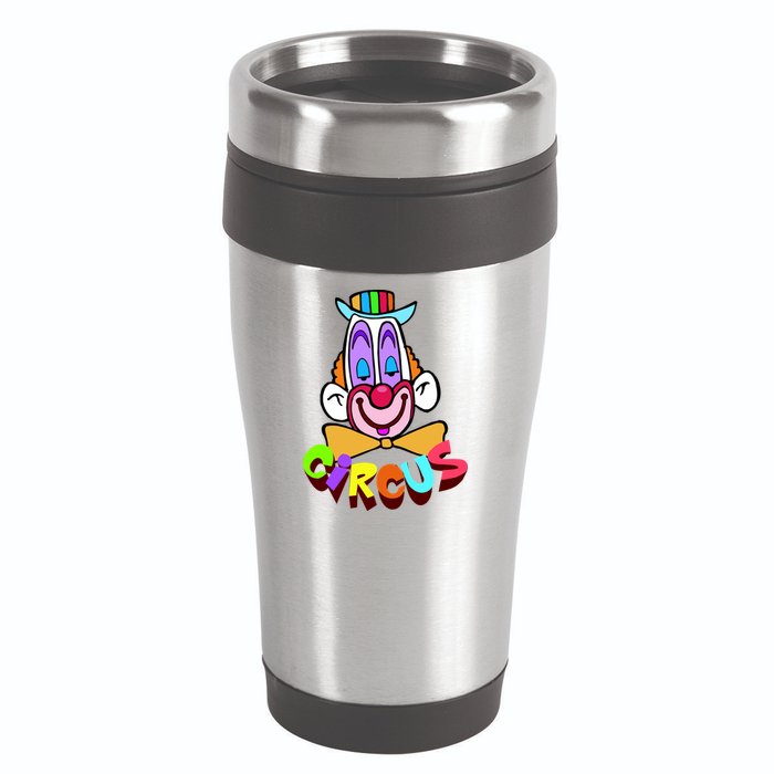 Clown Circus Face Funny Retro 16oz Travel Tumbler