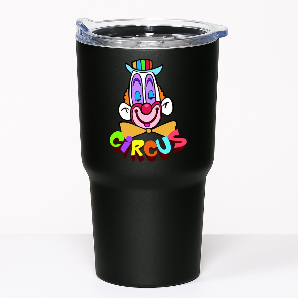 Clown Circus Face Funny Retro Tumbler