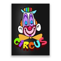 Clown Circus Face Funny Retro Poster