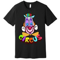 Clown Circus Face Funny Retro Premium T-Shirt