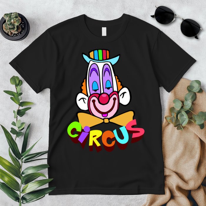 Clown Circus Face Funny Retro Premium T-Shirt