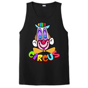 Clown Circus Face Funny Retro PosiCharge Competitor Tank