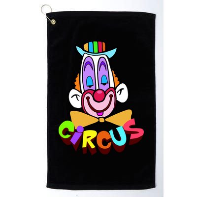 Clown Circus Face Funny Retro Golf Towel