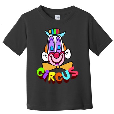 Clown Circus Face Funny Retro Toddler T-Shirt