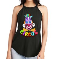 Clown Circus Face Funny Retro Women's Perfect Tri Rocker Tank
