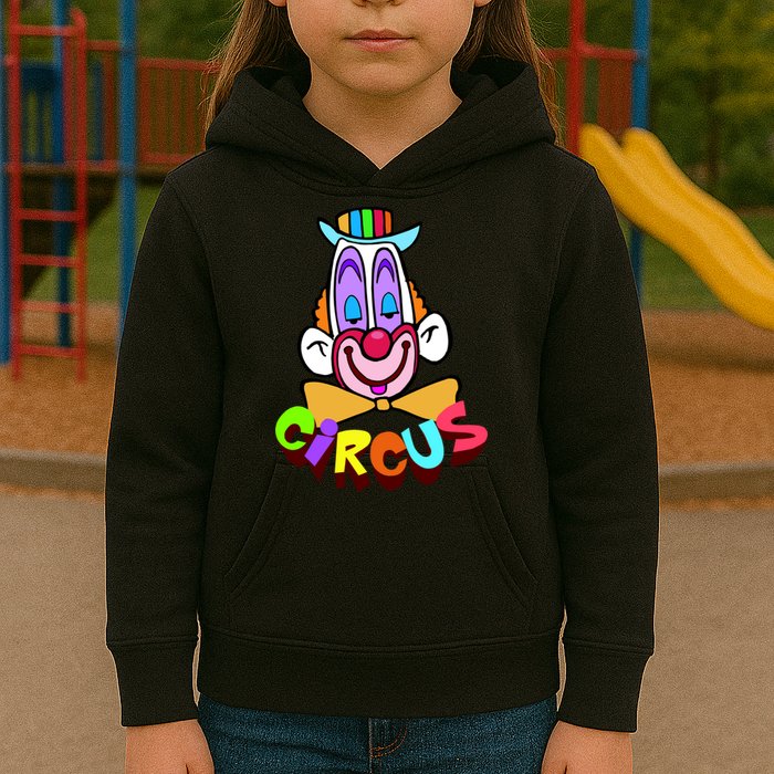 Clown Circus Face Funny Retro Kids Hoodie