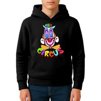 Clown Circus Face Funny Retro Kids Hoodie