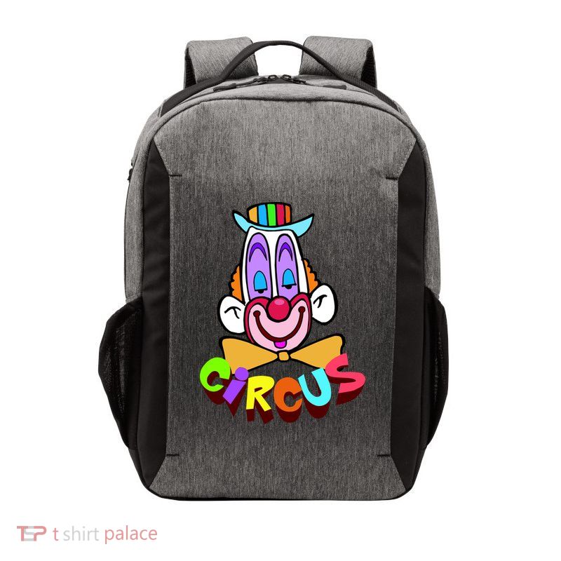 Clown Circus Face Funny Retro Vector Backpack