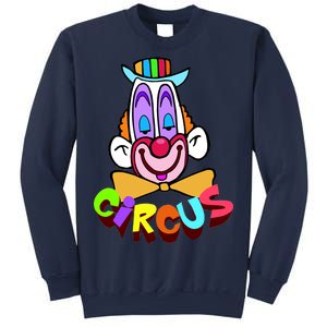 Clown Circus Face Funny Retro Sweatshirt