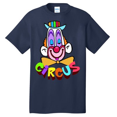 Clown Circus Face Funny Retro Tall T-Shirt