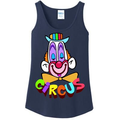 Clown Circus Face Funny Retro Ladies Essential Tank