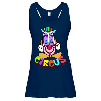 Clown Circus Face Funny Retro Ladies Essential Flowy Tank