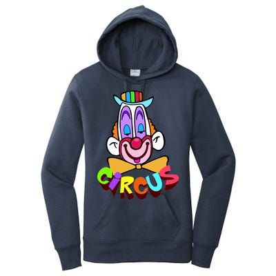 Clown Circus Face Funny Retro Women's Pullover Hoodie