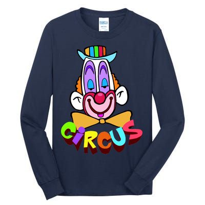 Clown Circus Face Funny Retro Tall Long Sleeve T-Shirt