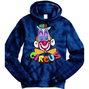 Clown Circus Face Funny Retro Tie Dye Hoodie