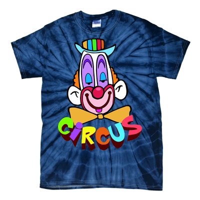 Clown Circus Face Funny Retro Tie-Dye T-Shirt