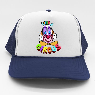 Clown Circus Face Funny Retro Trucker Hat