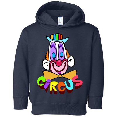 Clown Circus Face Funny Retro Toddler Hoodie