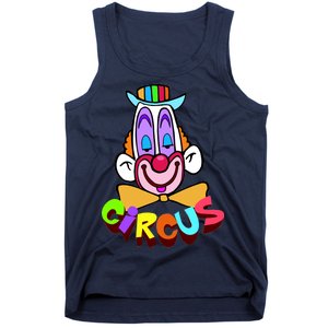 Clown Circus Face Funny Retro Tank Top