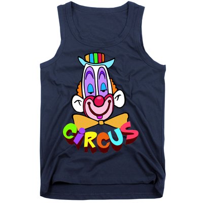 Clown Circus Face Funny Retro Tank Top