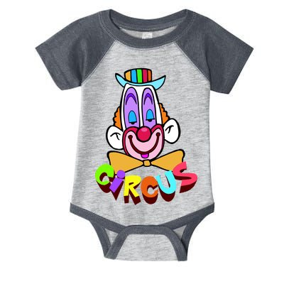 Clown Circus Face Funny Retro Infant Baby Jersey Bodysuit