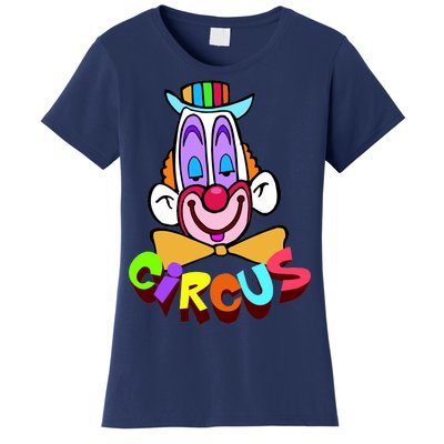 Clown Circus Face Funny Retro Women's T-Shirt