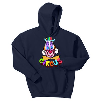 Clown Circus Face Funny Retro Kids Hoodie