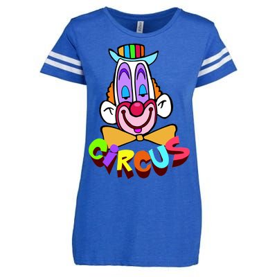 Clown Circus Face Funny Retro Enza Ladies Jersey Football T-Shirt