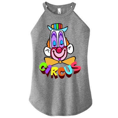 Clown Circus Face Funny Retro Women's Perfect Tri Rocker Tank