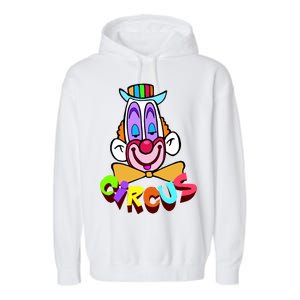 Clown Circus Face Funny Retro Garment-Dyed Fleece Hoodie