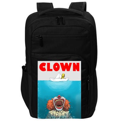 Clown Come Down Here Movie Parody Impact Tech Backpack