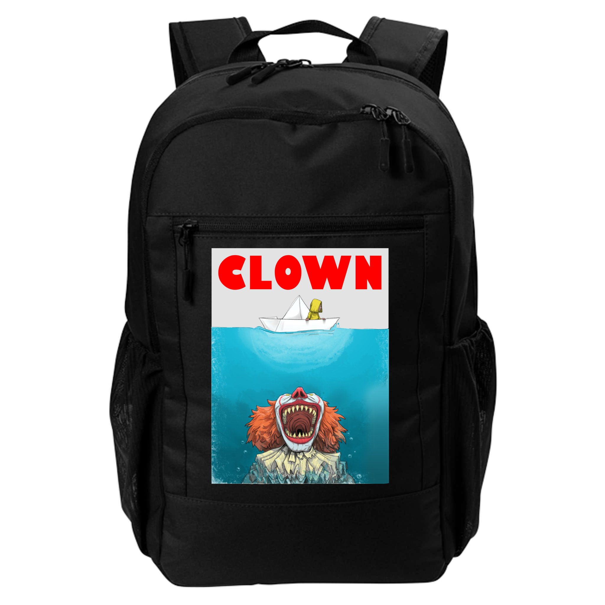 Clown Come Down Here Movie Parody Backpack