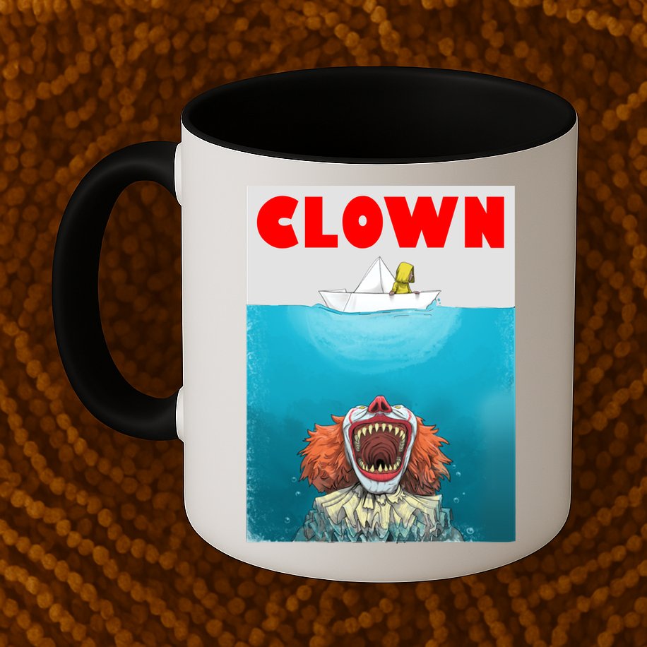 Clown Come Down Here Movie Parody Mug