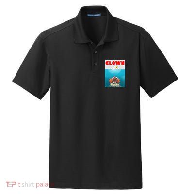 Clown Come Down Here Movie Parody Dry Zone Grid Polo