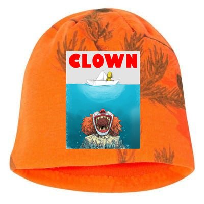 Clown Come Down Here Movie Parody Kati - Camo Knit Beanie