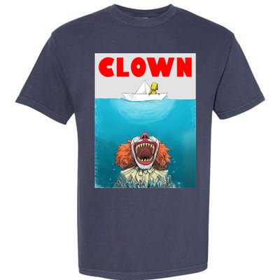 Clown Come Down Here Movie Parody Garment-Dyed Heavyweight T-Shirt