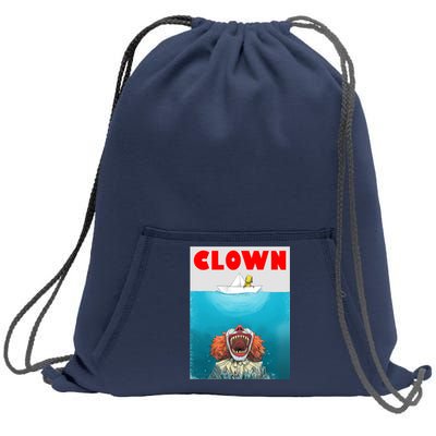 Clown Come Down Here Movie Parody Sweatshirt Cinch Pack Bag