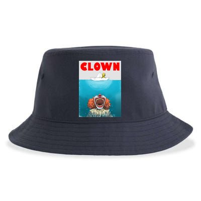 Clown Come Down Here Movie Parody Sustainable Bucket Hat