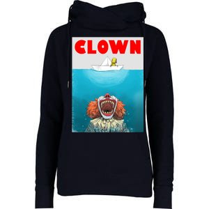 Clown Come Down Here Movie Parody Womens Funnel Neck Pullover Hood